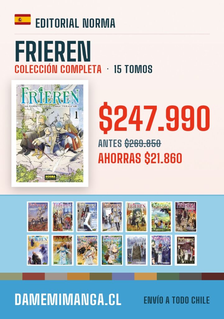 Frieren Colección Completa (15 tomos) – Editorial Norma
