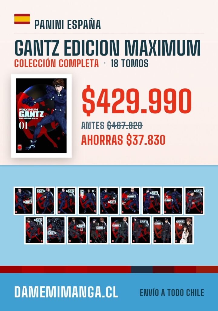 Gantz Edicion Maximum Colección Completa (18 tomos) – Panini España