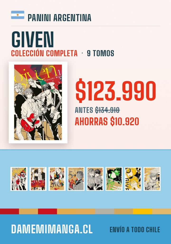 Given Colección Completa (9 tomos) – Panini Argentina