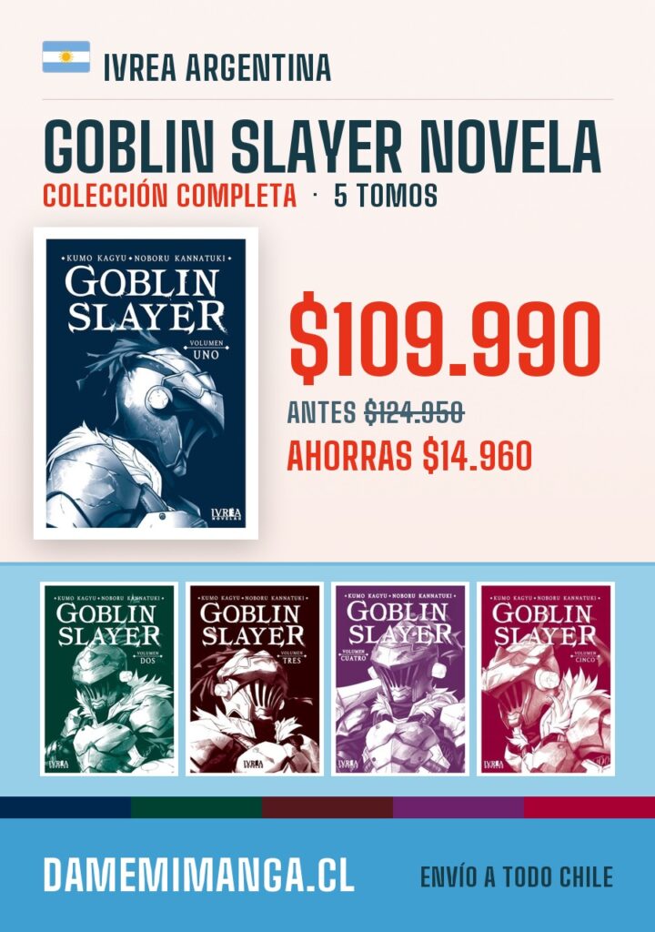 Goblin Slayer Novela Colección Completa (5 tomos) – Ivrea Argentina