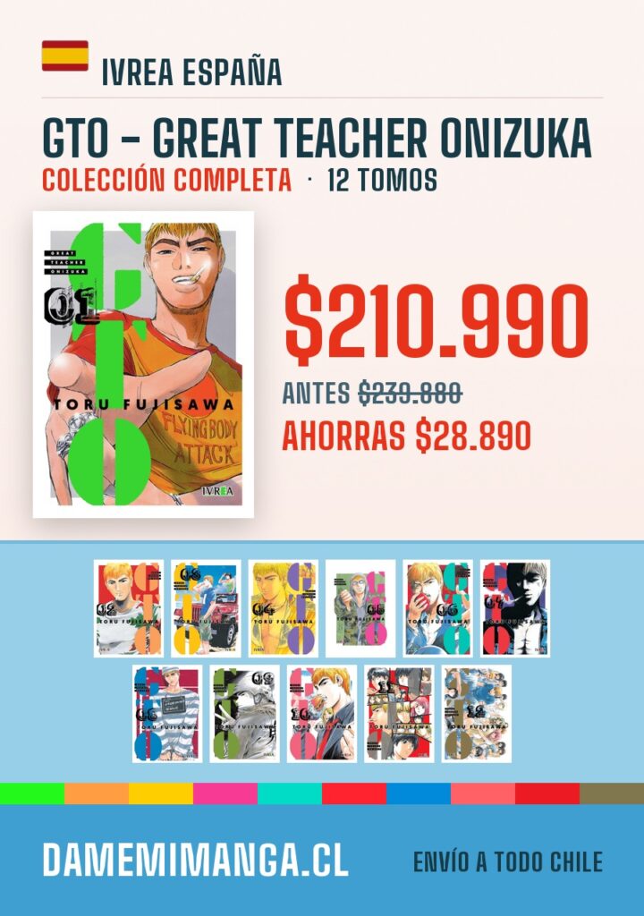 Gto - Great Teacher Onizuka Colección Completa (12 tomos) – Ivrea España