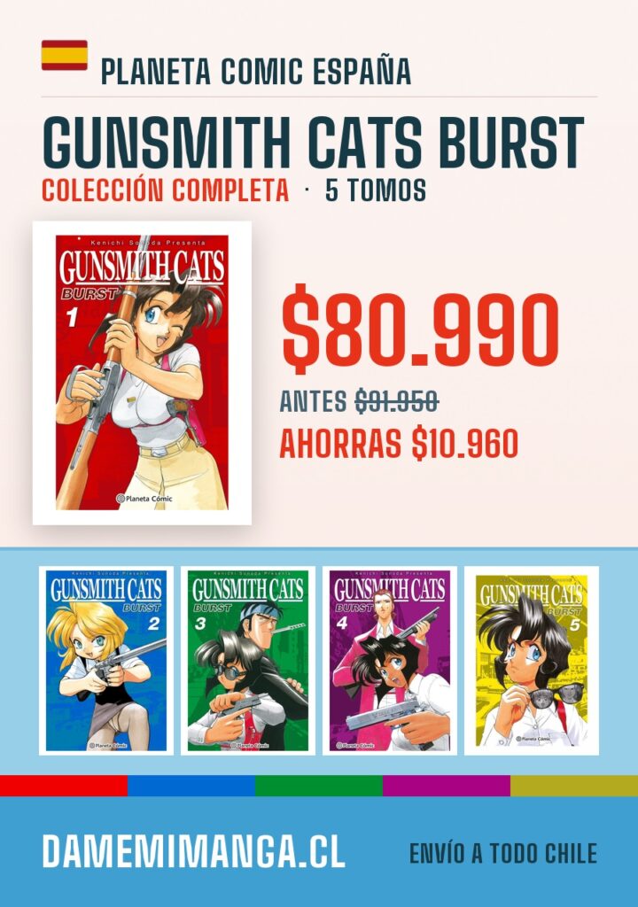 Gunsmith Cats Burst Colección Completa (5 tomos) – Planeta Comic España