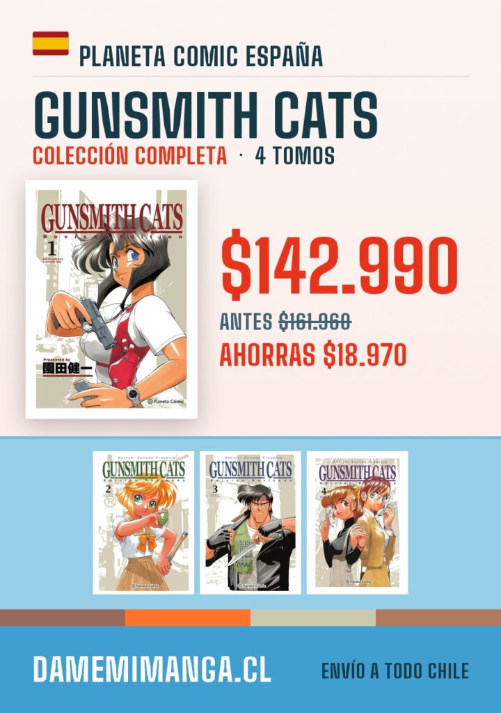 Gunsmith Cats Colección Completa (4 tomos) – Planeta Comic España