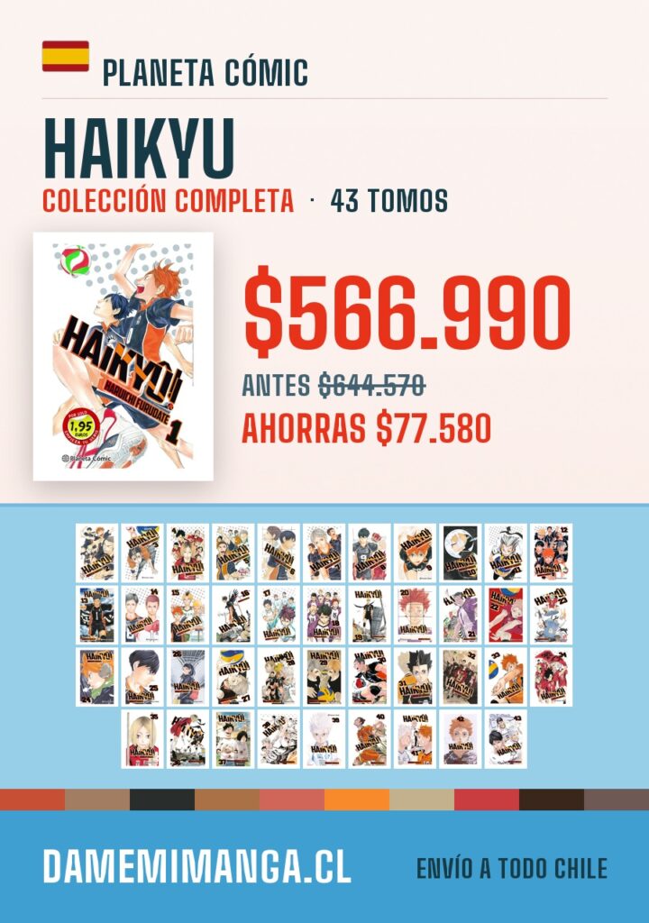 Haikyu Colección Completa (43 tomos) – Planeta Cómic