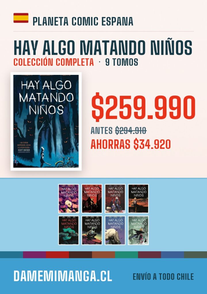Hay Algo Matando Niños Colección Completa (9 tomos) – Planeta Comic Espana