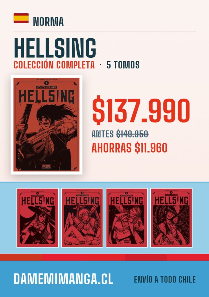 Hellsing Colección Completa (5 tomos) – Norma