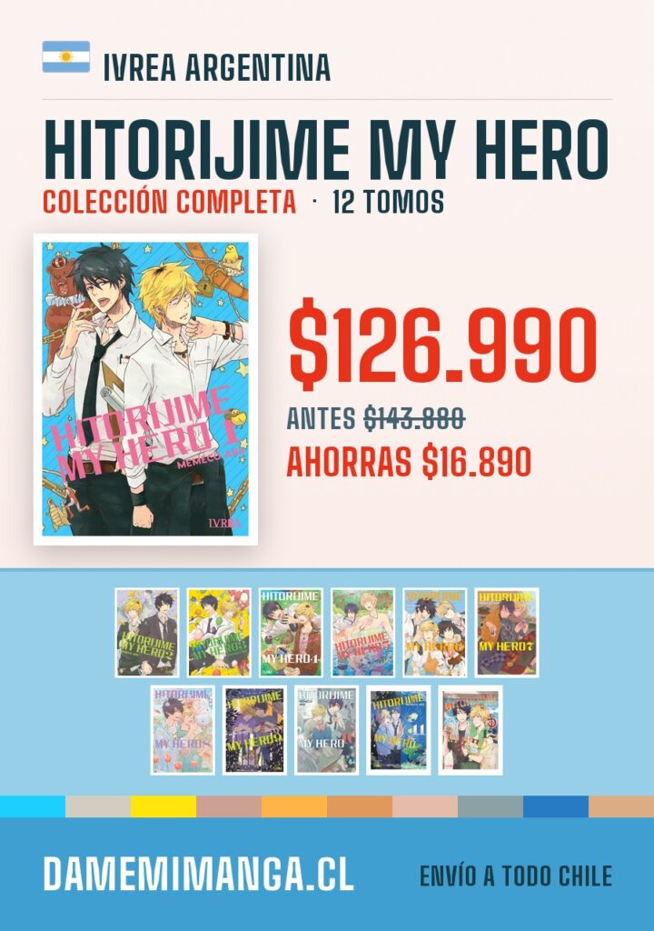Hitorijime My Hero Colección Completa (12 tomos) – Ivrea Argentina