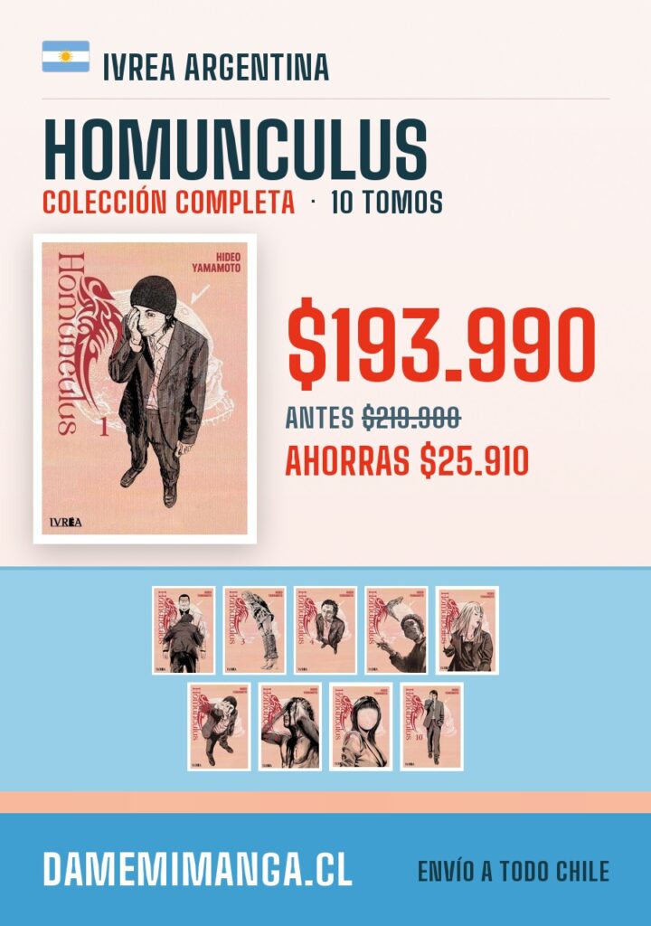 Homunculus Colección Completa (10 tomos) – Ivrea Argentina