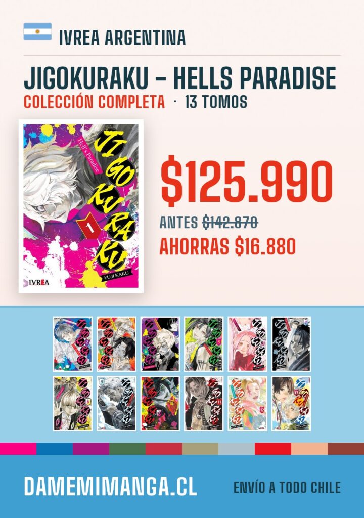 Jigokuraku - Hells Paradise Colección Completa (13 tomos) – Ivrea Argentina