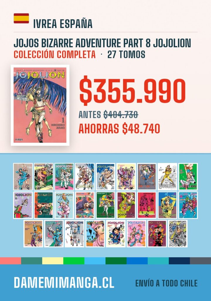 Jojos Bizarre Adventure Part 8 JoJolion Colección Completa (27 tomos) – Ivrea España