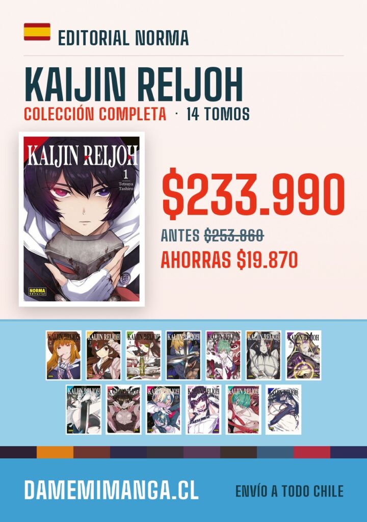 Kaijin Reijoh Colección Completa (14 tomos) – Editorial Norma