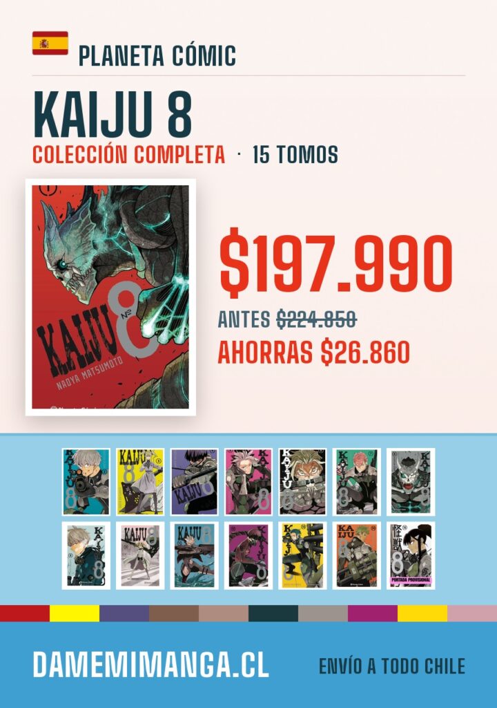 Kaiju 8 Colección Completa (15 tomos) – Planeta Cómic
