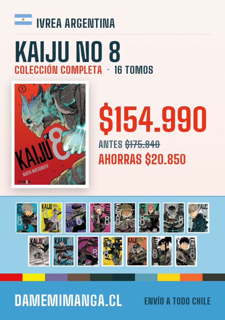 Kaiju No 8 Colección Completa (16 tomos) – Ivrea Argentina
