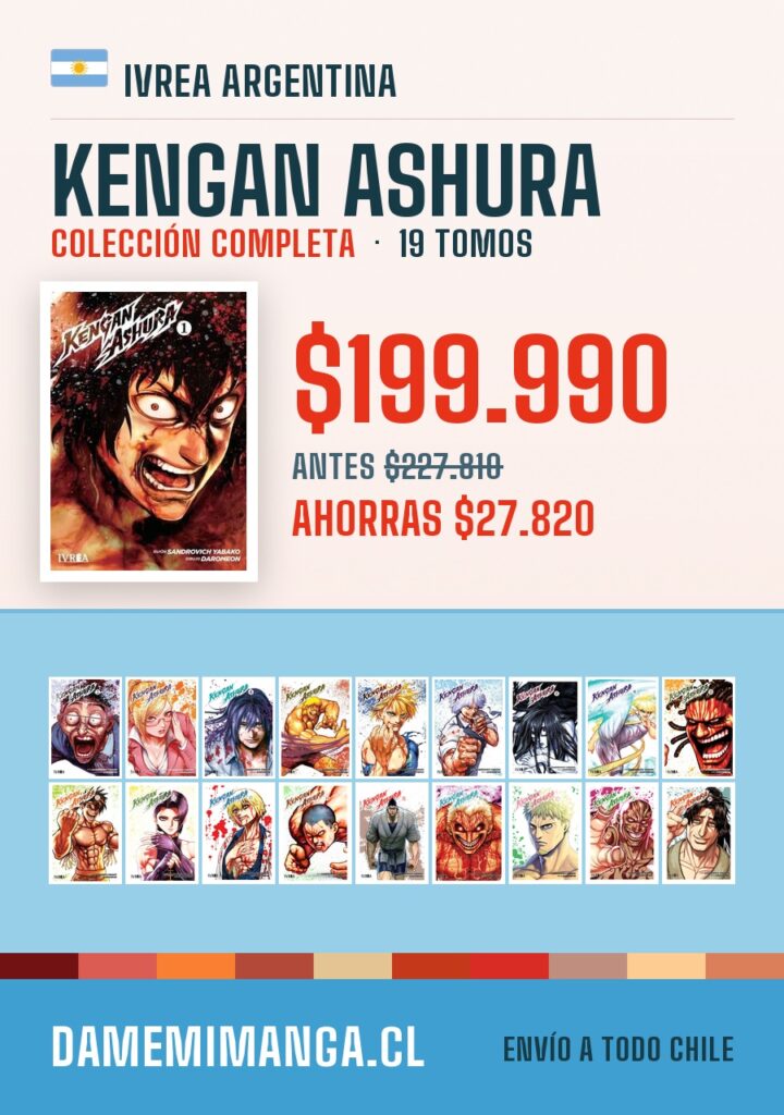 Kengan Ashura Colección Completa (19 tomos) – Ivrea Argentina