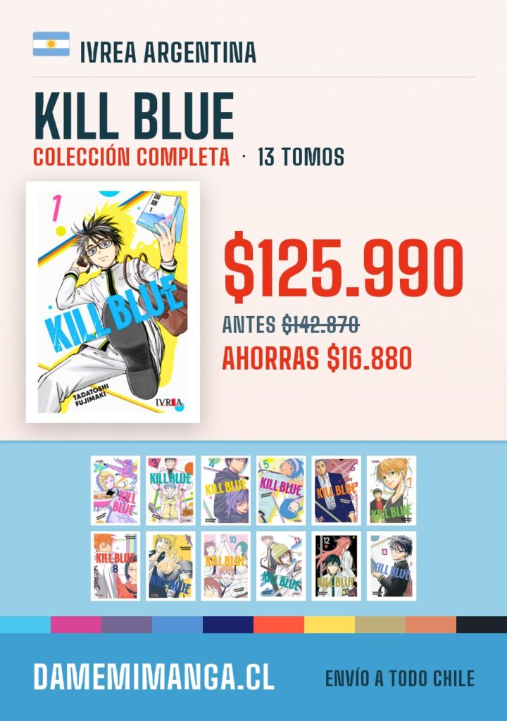 Kill Blue Colección Completa (13 tomos) – Ivrea Argentina