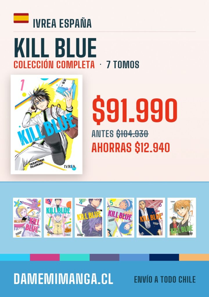 Kill Blue Colección Completa (7 tomos) – Ivrea España