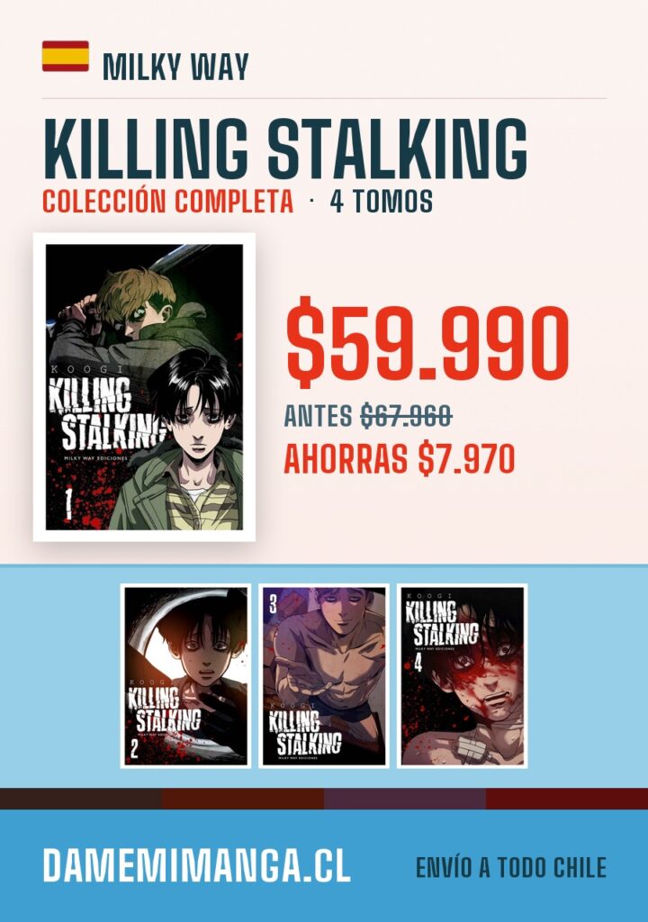 Killing Stalking Colección Completa (4 tomos) – Milky Way