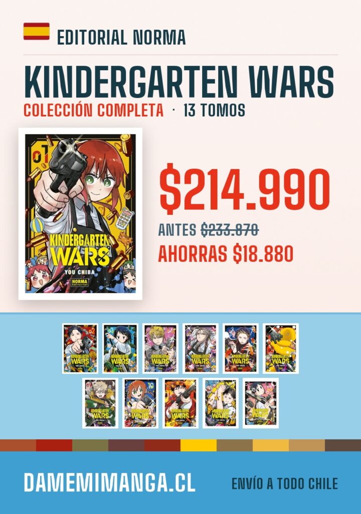 Kindergarten Wars Colección Completa (13 tomos) – Editorial Norma