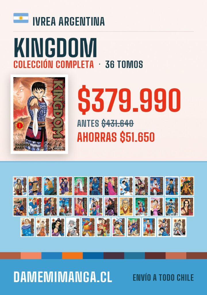 Kingdom Colección Completa (36 tomos) – Ivrea Argentina