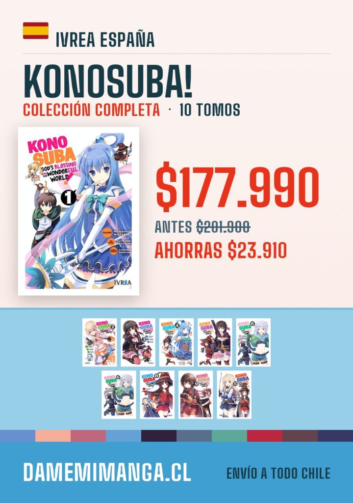 Konosuba! Colección Completa (10 tomos) – Ivrea España