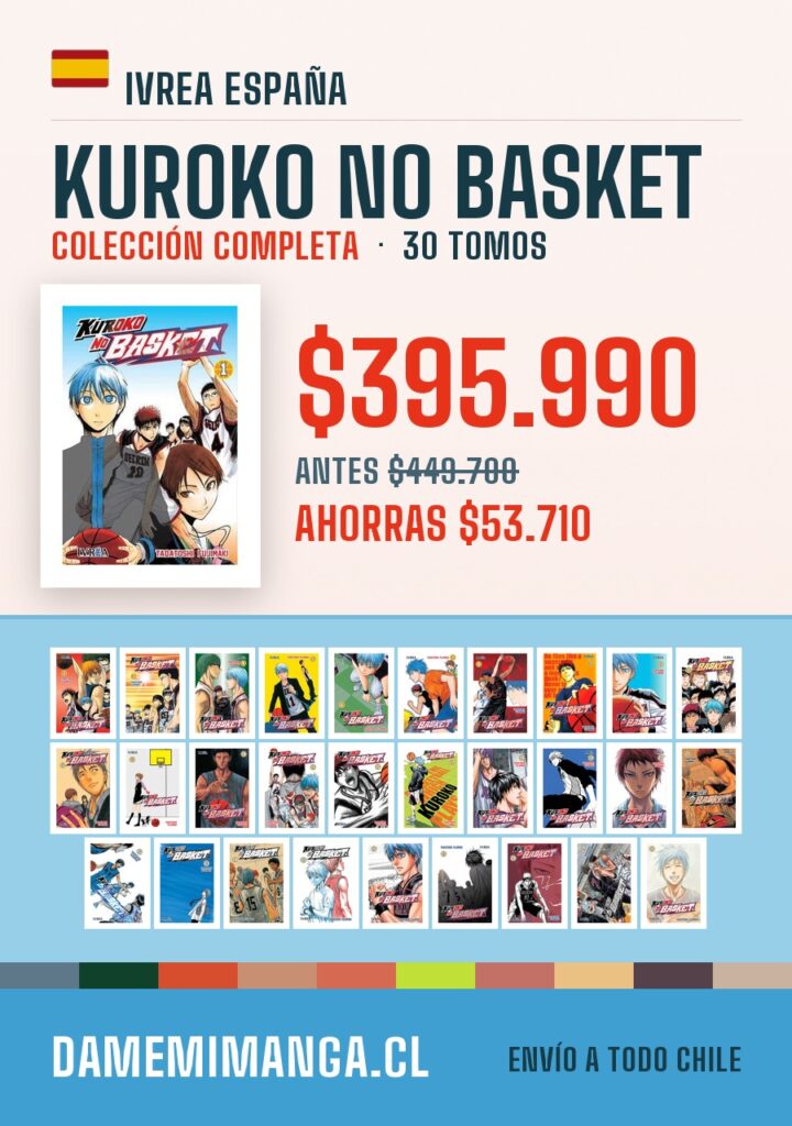 Kuroko no Basket Colección Completa (30 tomos) – Ivrea España