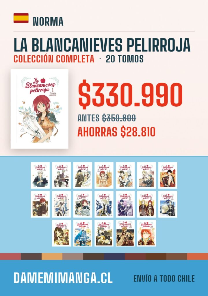 La Blancanieves Pelirroja Colección Completa (20 tomos) – Norma