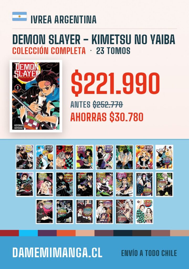 Demon Slayer - Kimetsu No Yaiba Colección Completa (23 tomos) – Ivrea Argentina
