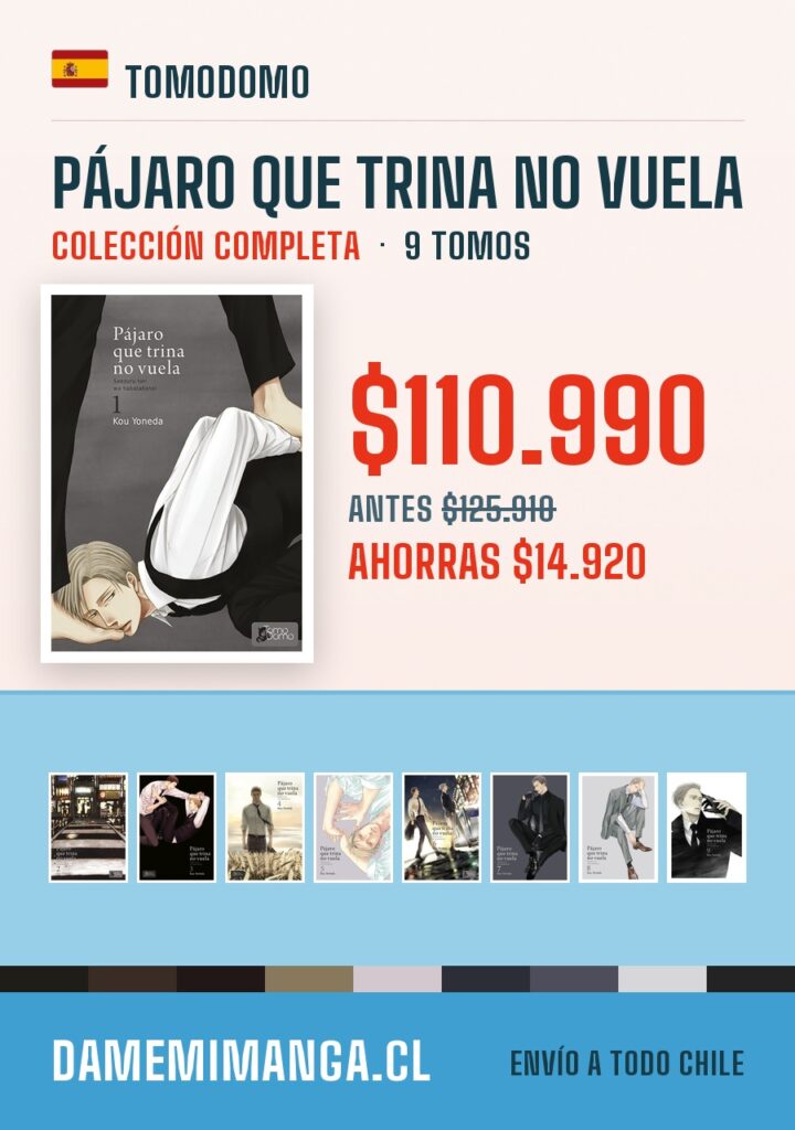 Pájaro que trina no vuela Colección Completa (9 tomos) – Tomodomo