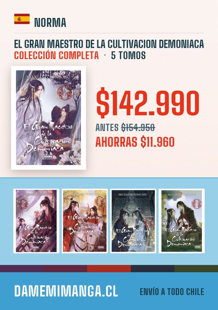 El Gran Maestro De La Cultivacion Demoniaca Colección Completa (5 tomos) – Norma