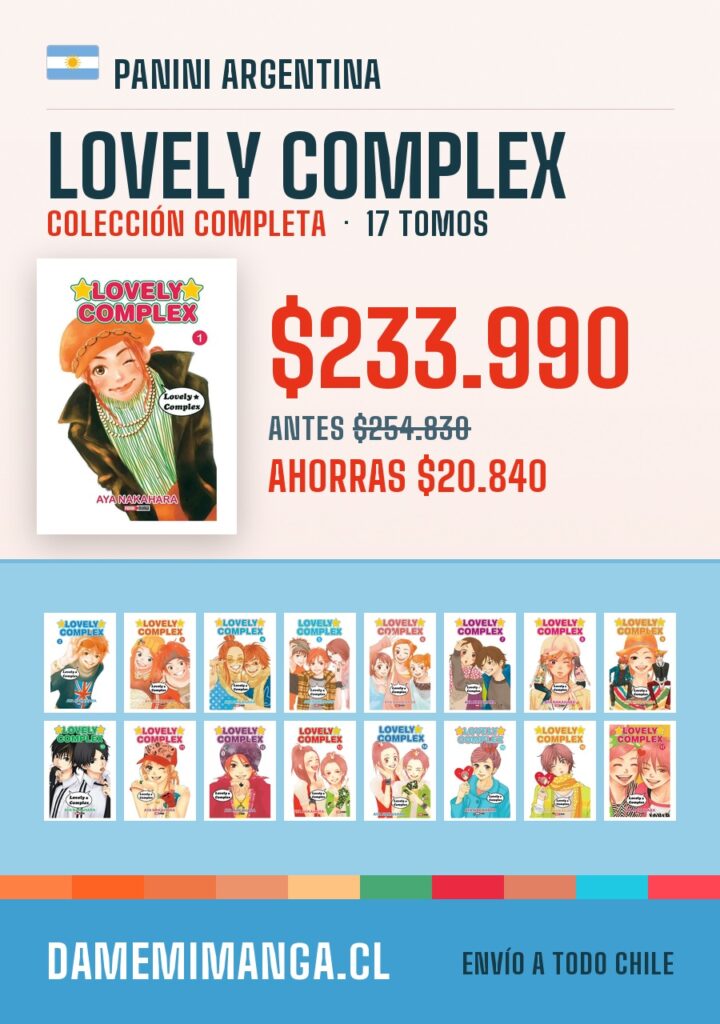 Lovely Complex Colección Completa (17 tomos) – Panini Argentina