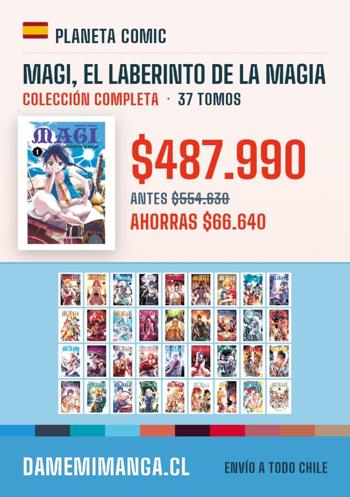 Magi, El laberinto de la magia Colección Completa (37 tomos) – Planeta Comic