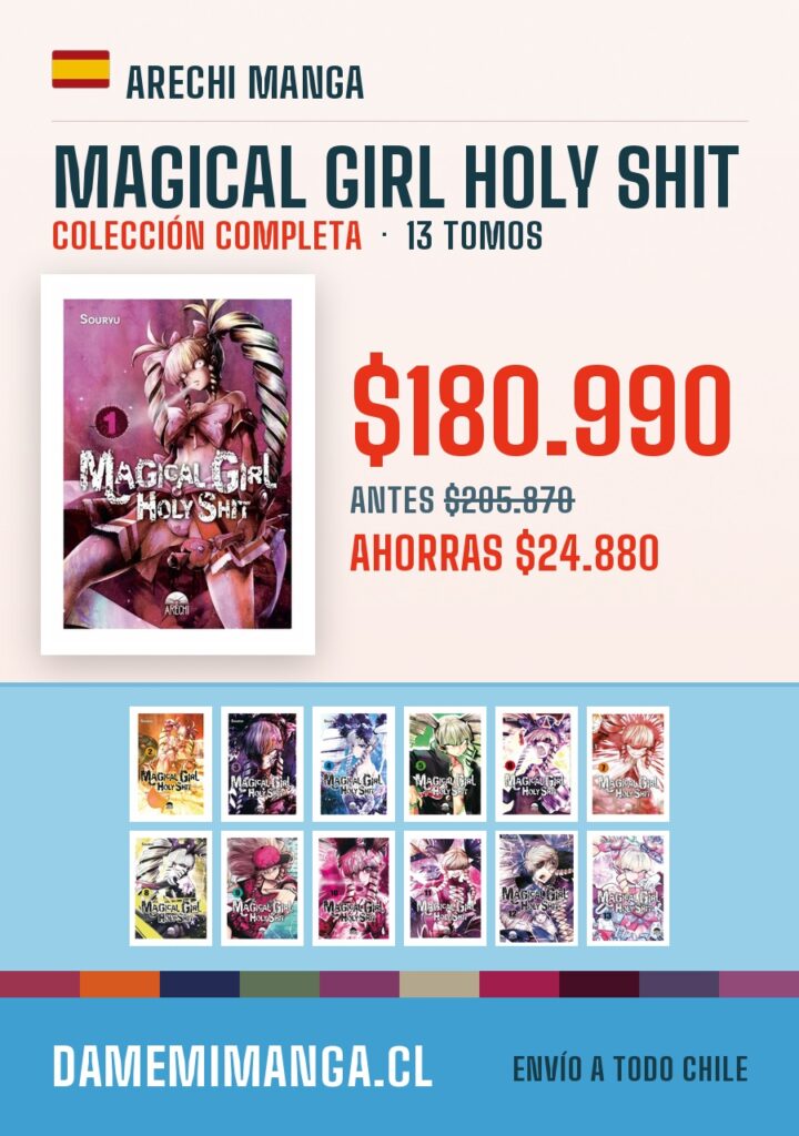 Magical Girl Holy Shit Colección Completa (13 tomos) – Arechi Manga