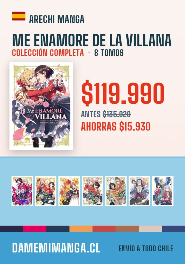 Me Enamore De La Villana Colección Completa (8 tomos) – Arechi Manga
