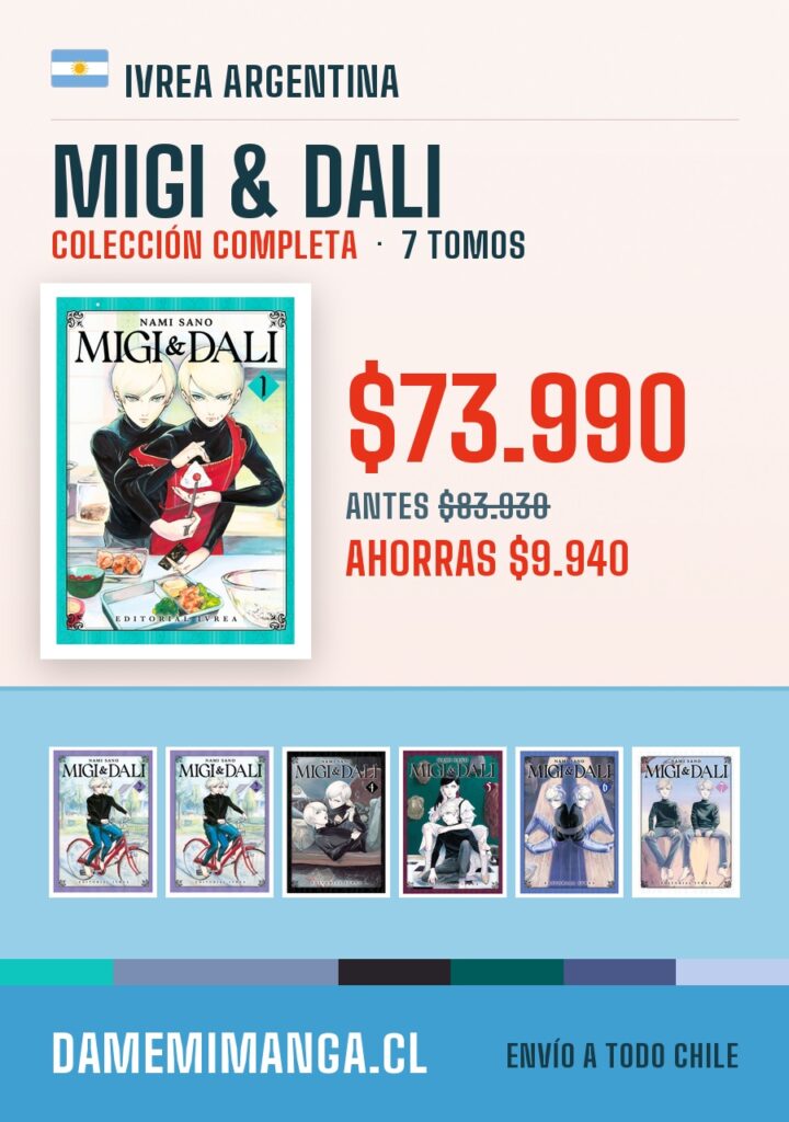 Migi & Dali Colección Completa (7 tomos) – Ivrea Argentina