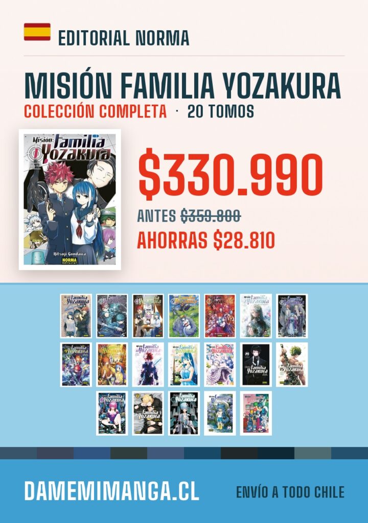 Misión Familia Yozakura Colección Completa (20 tomos) – Editorial Norma