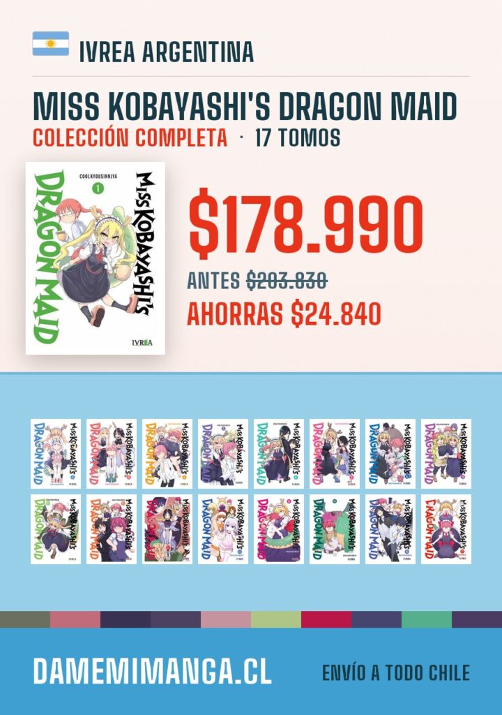 Miss Kobayashi's Dragon Maid Colección Completa (17 tomos) – Ivrea Argentina
