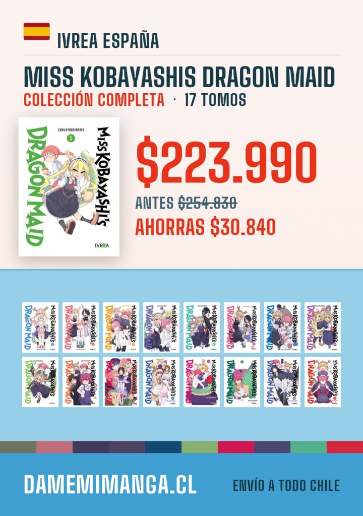 Miss Kobayashis Dragon Maid Colección Completa (17 tomos) – Ivrea España