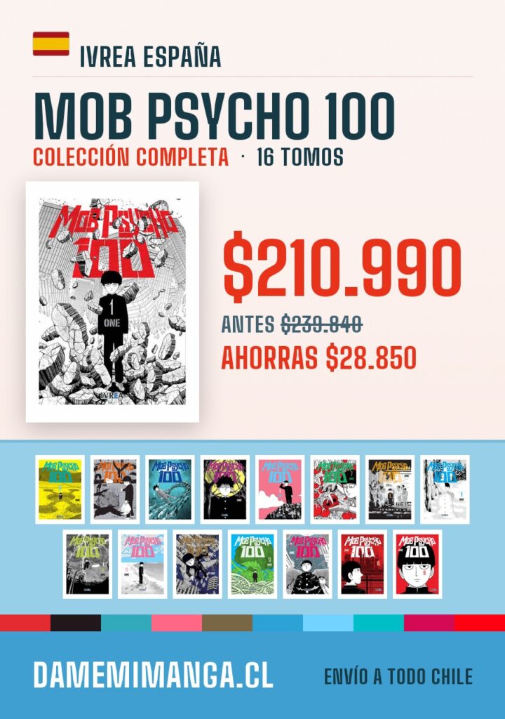 Mob Psycho 100 Colección Completa (16 tomos) – Ivrea España