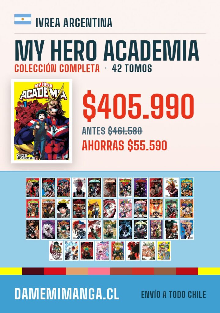 My Hero Academia Colección Completa (42 tomos) – Ivrea Argentina