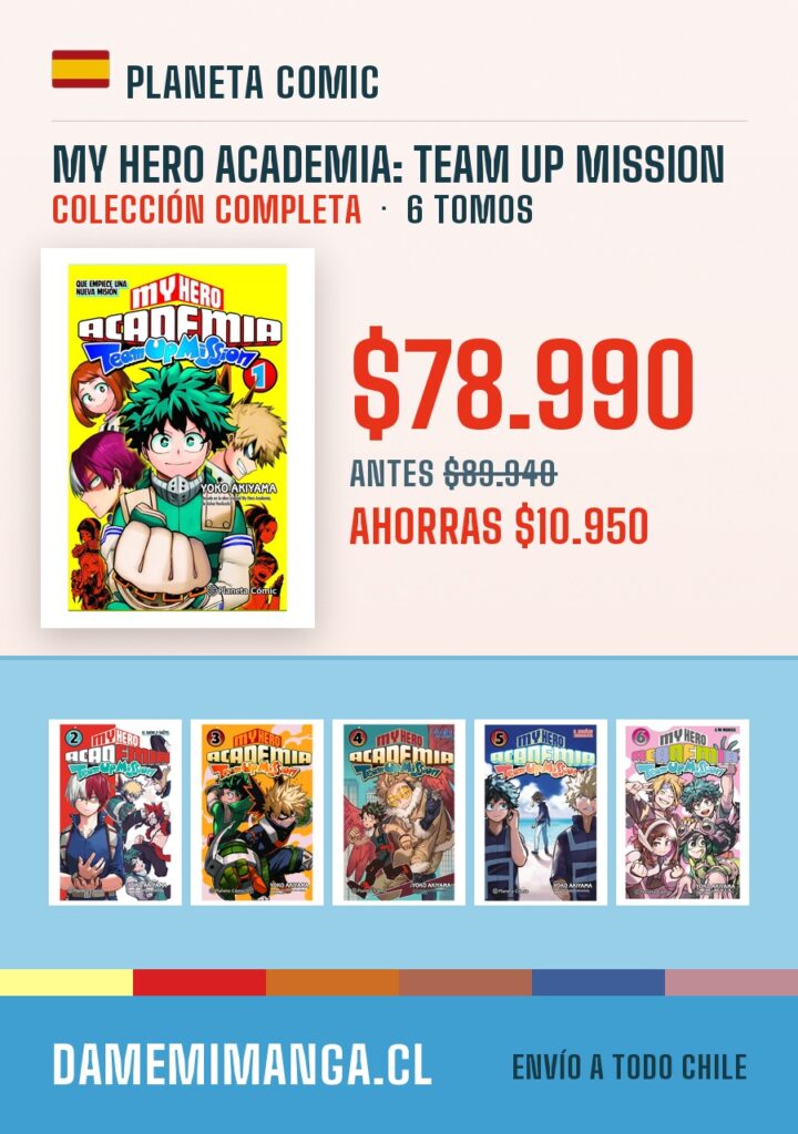 My Hero Academia: Team Up Mission Colección Completa (6 tomos) – Planeta Comic