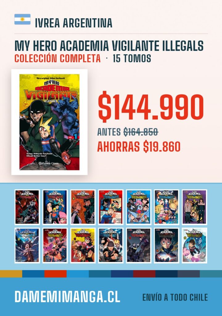 My Hero Academia Vigilante Illegals Colección Completa (15 tomos) – Ivrea Argentina