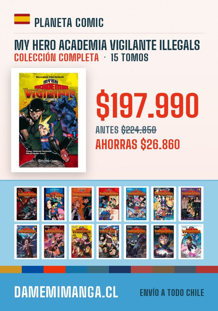 My Hero Academia Vigilante Illegals Colección Completa (15 tomos) – Planeta Comic