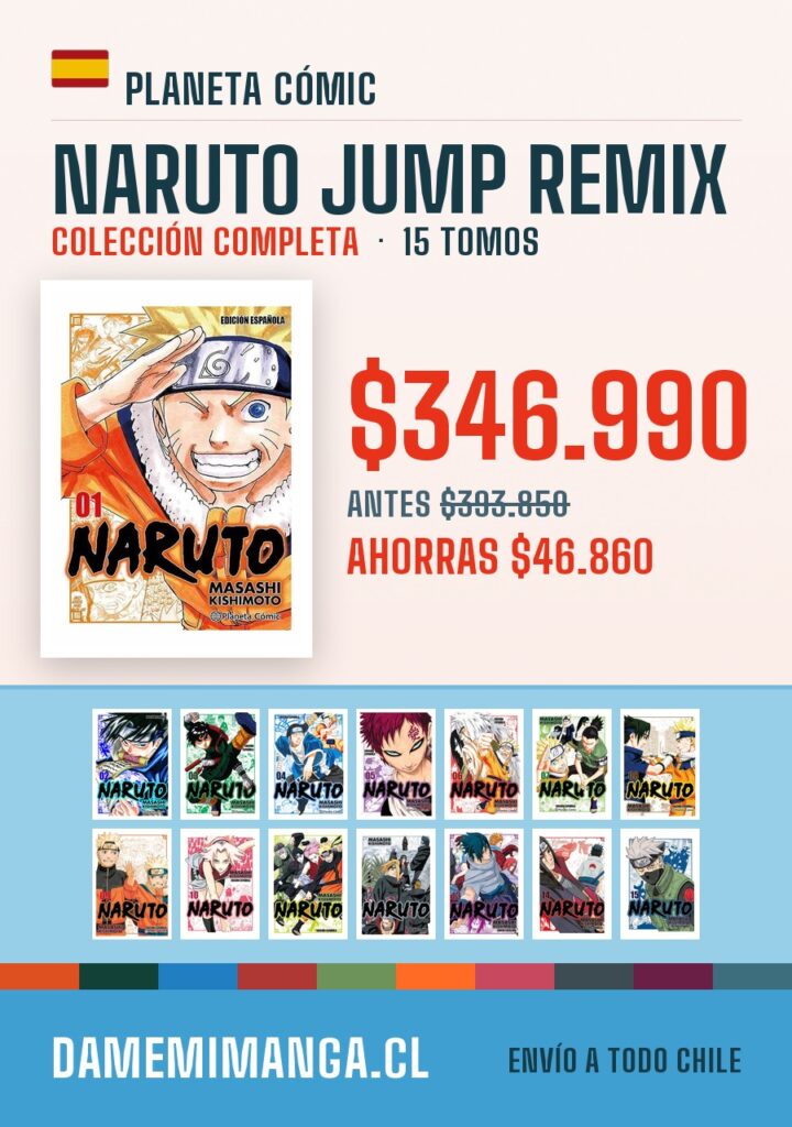 Naruto Jump Remix Colección Completa (15 tomos) – Planeta Cómic