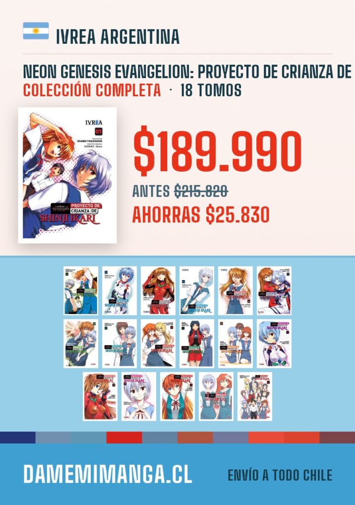 Neon Genesis Evangelion: Proyecto de Crianza de Shinji Ikari Colección Completa (18 tomos) – Ivrea Argentina