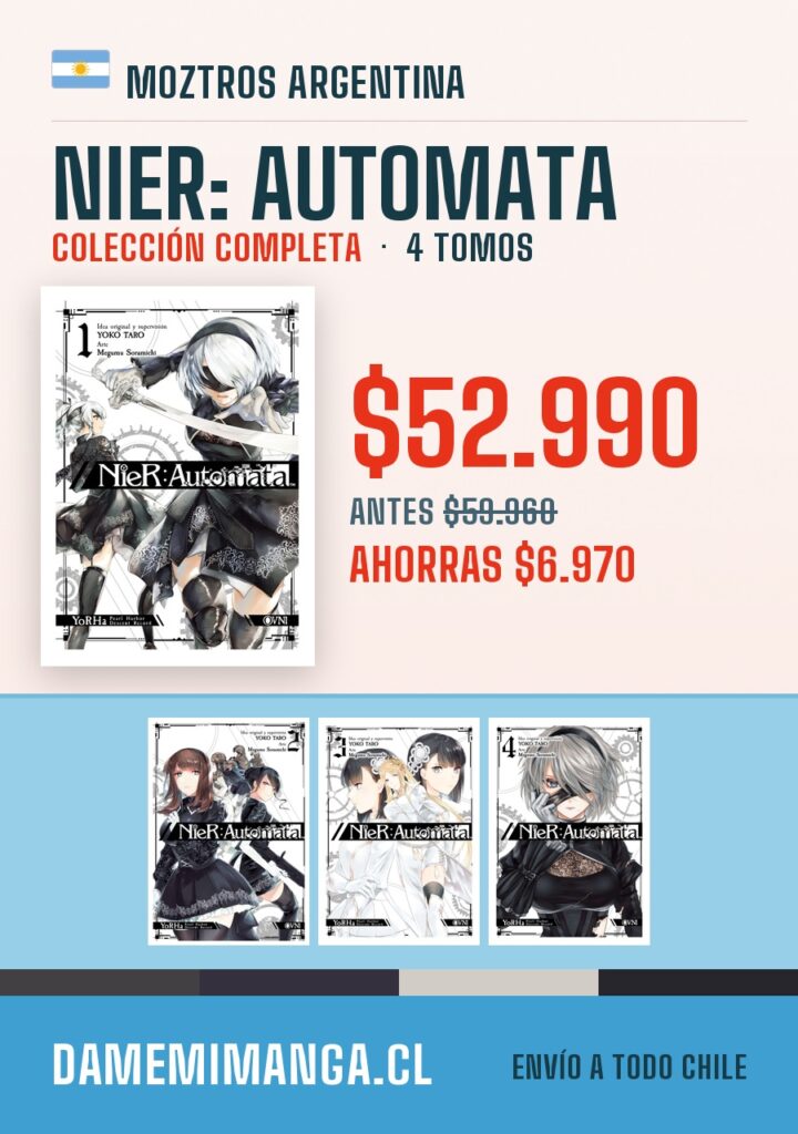 NieR: Automata Colección Completa (4 tomos) – Moztros Argentina