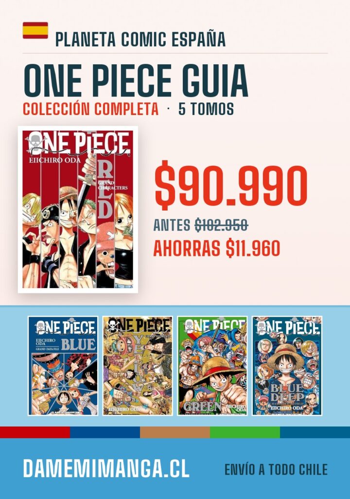 One Piece Guia Colección Completa (5 tomos) – Planeta Comic España
