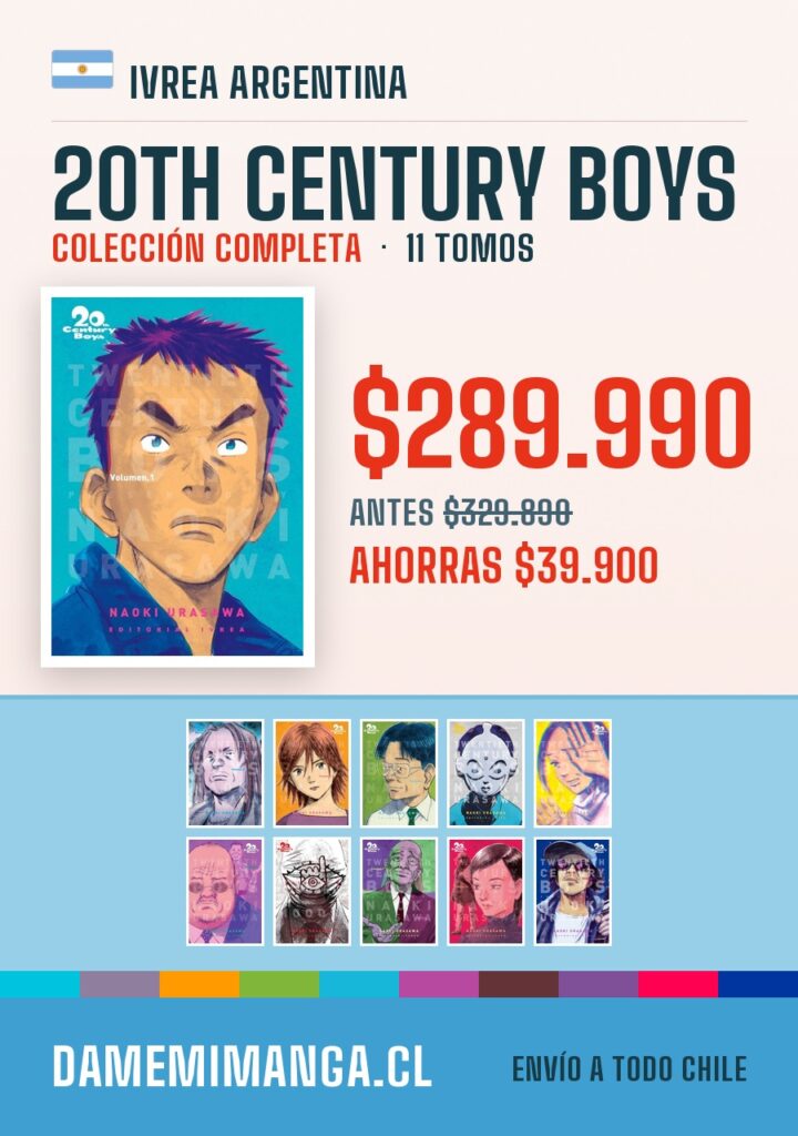 20Th Century Boys Colección Completa (11 tomos) – Ivrea Argentina