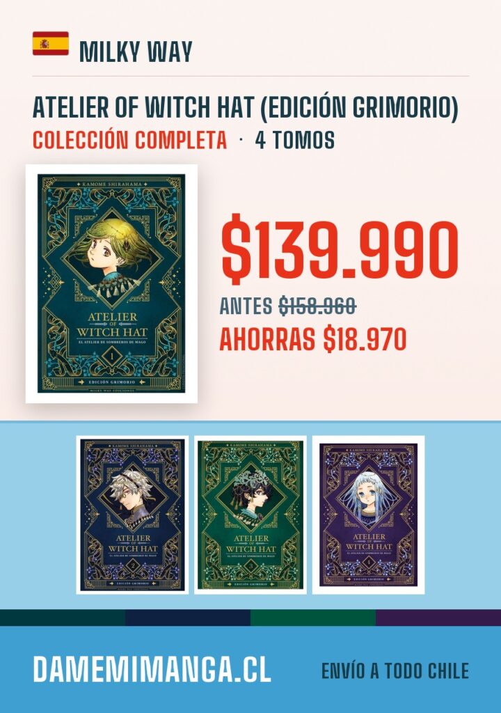 Atelier of Witch Hat (Edición Grimorio) Colección Completa (4 tomos) – Milky Way