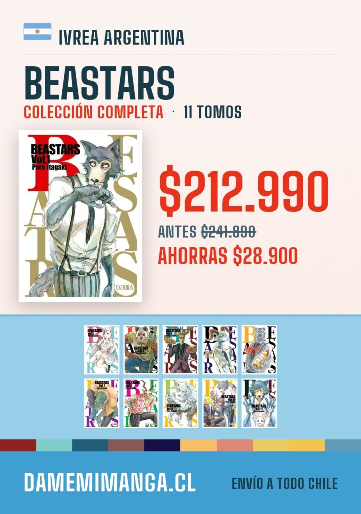 Beastars Colección Completa (11 tomos) – Ivrea Argentina
