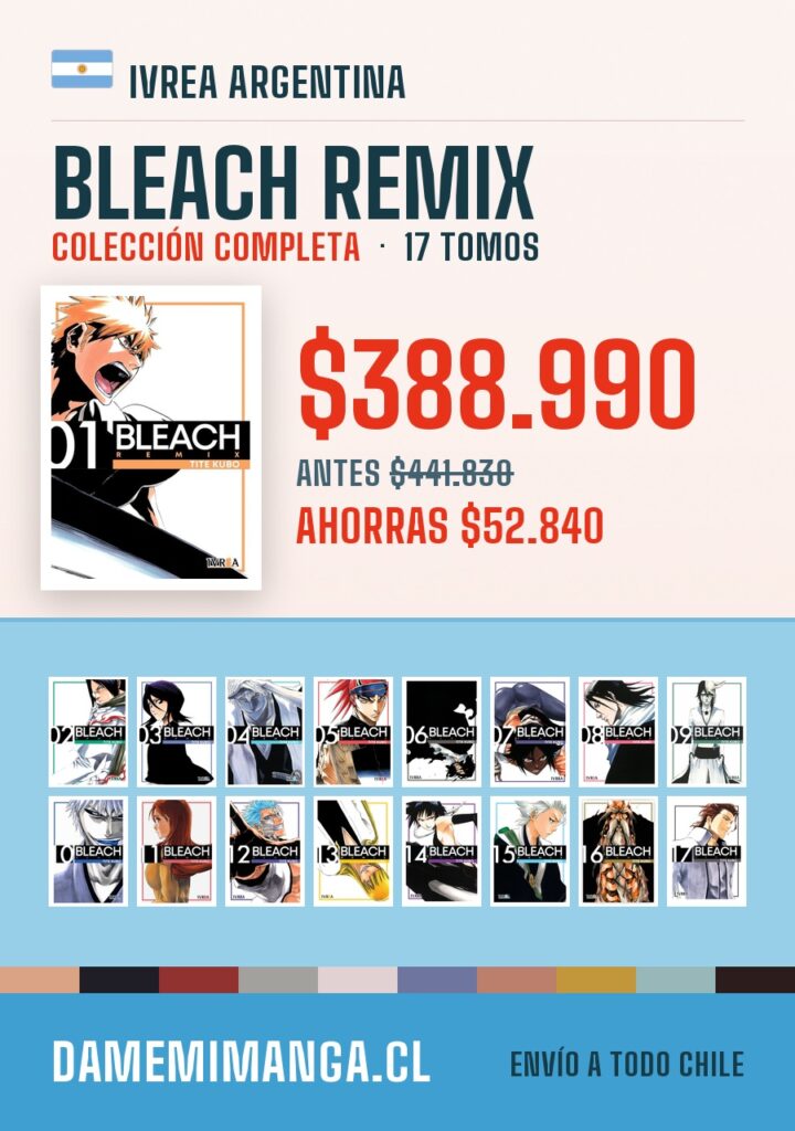 Bleach Remix Colección Completa (17 tomos) – Ivrea Argentina